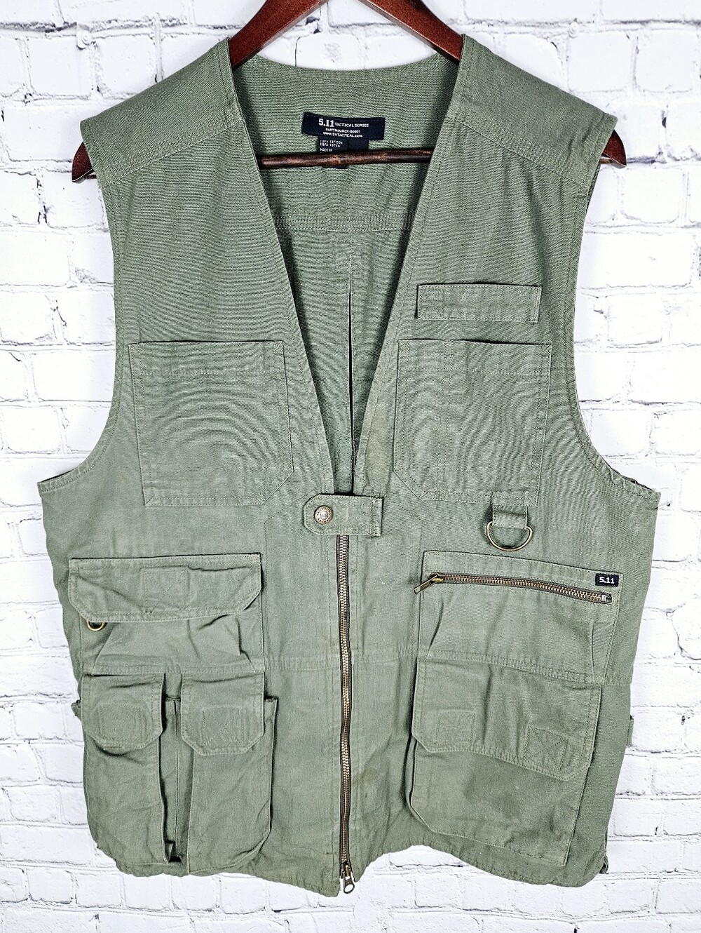 5.11 TACTICAL | #8001 zip cargo hiking fishing military utility vest